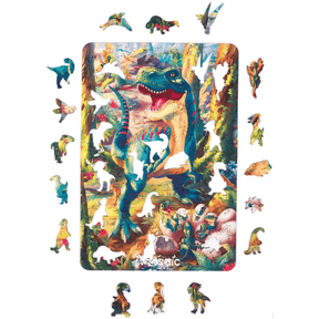 Tyrannosaurus Rex Puzzle-Holzpuzzle-Unidragon--