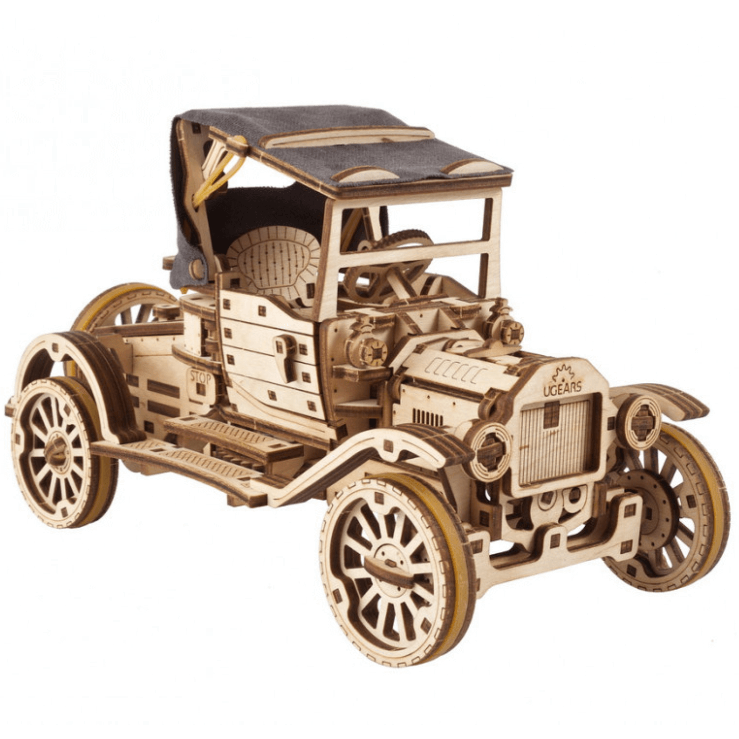 Retro Car UGR-T-3D Puzzle-Ugears--