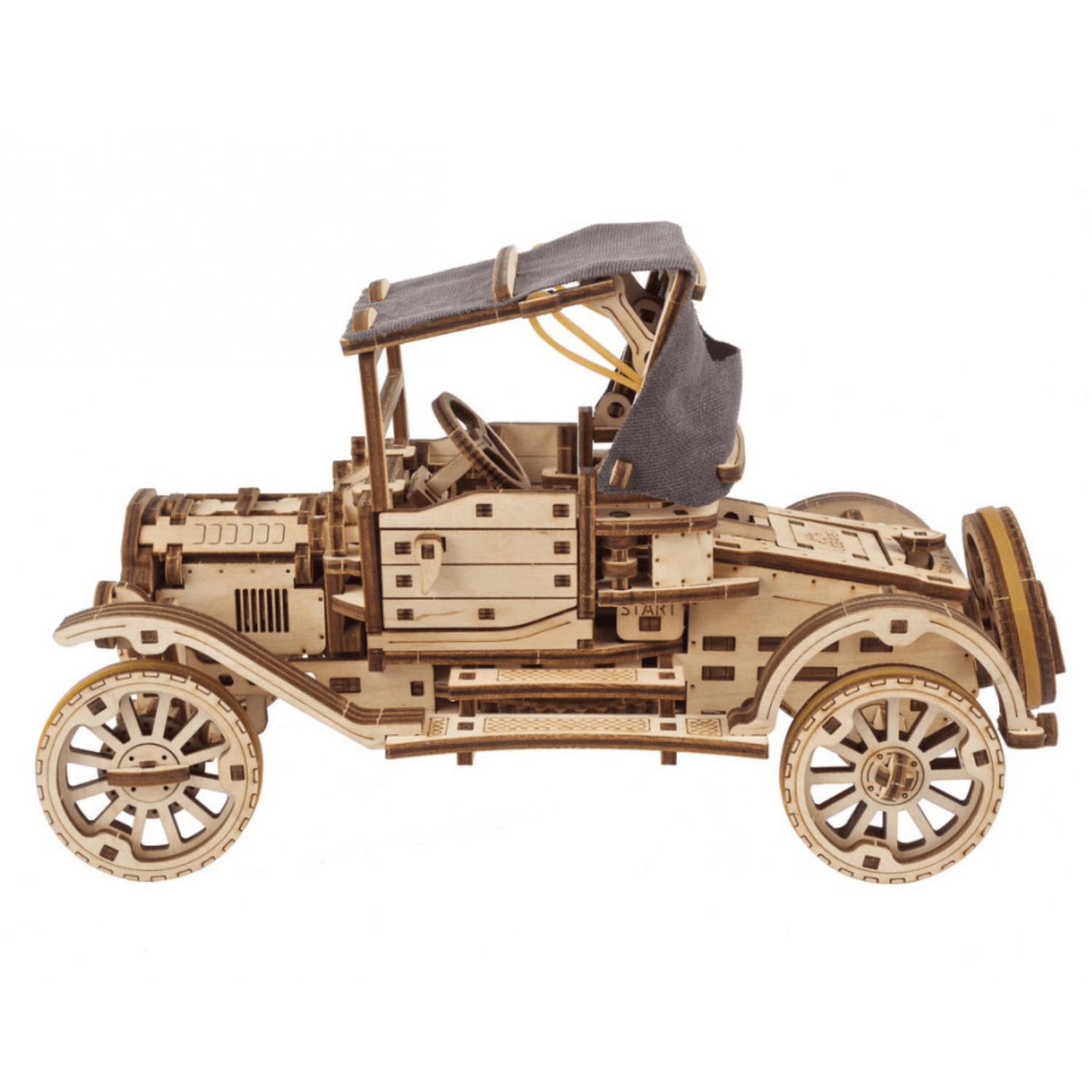 Retro Car UGR-T-3D Puzzle-Ugears--