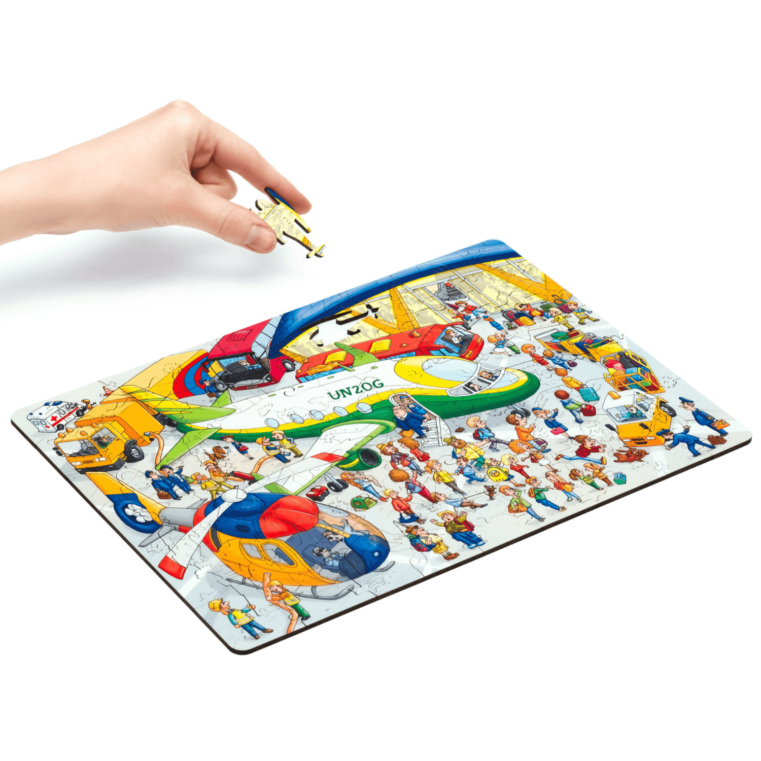 Airport | children puzzle wooden puzzle Unidragon--