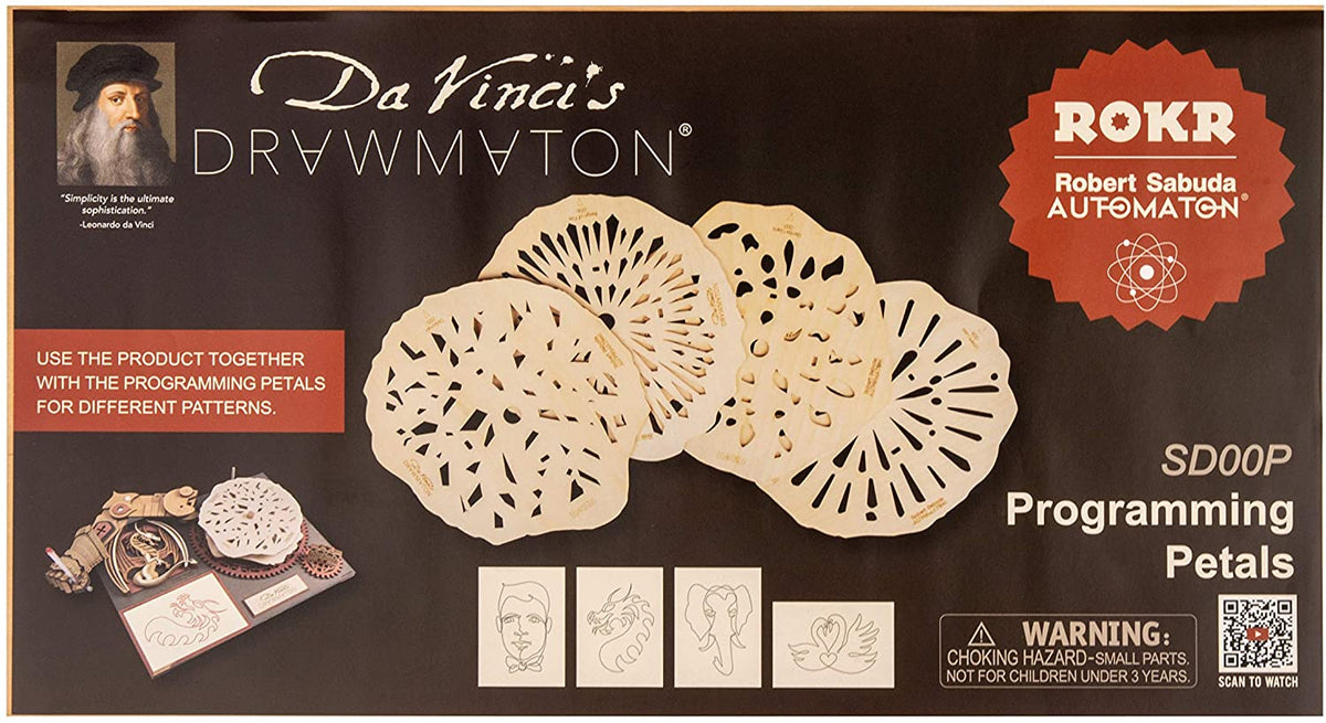 Da Vinci 4 Tekeningen | Accessoires Pakket-3D Puzzel-Robotime--
