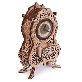 Horloge Vintage-Puzzle mécanique en bois-WoodTrick--