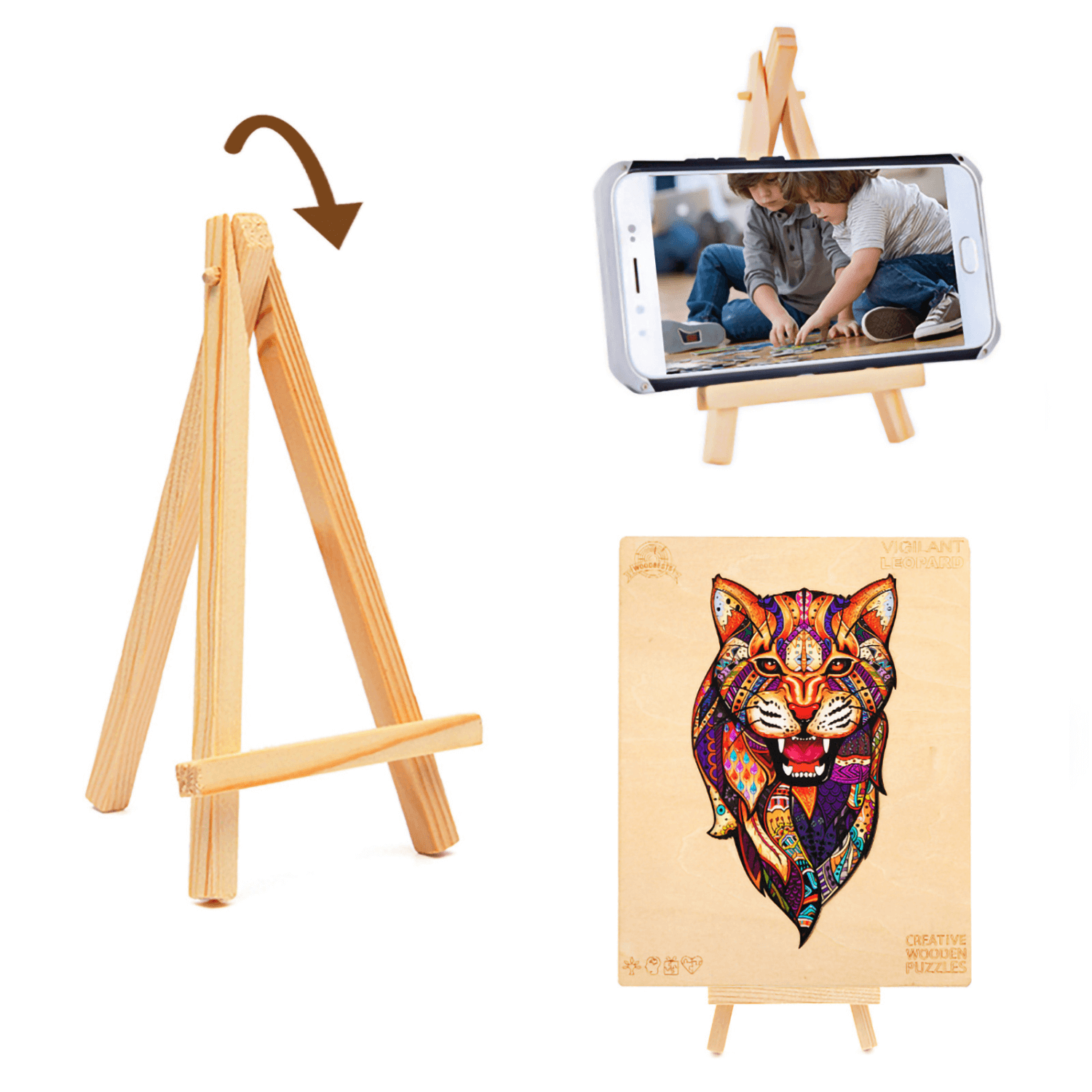 Watchful Leopard | Magic Wooden Puzzle-MagicHolz--