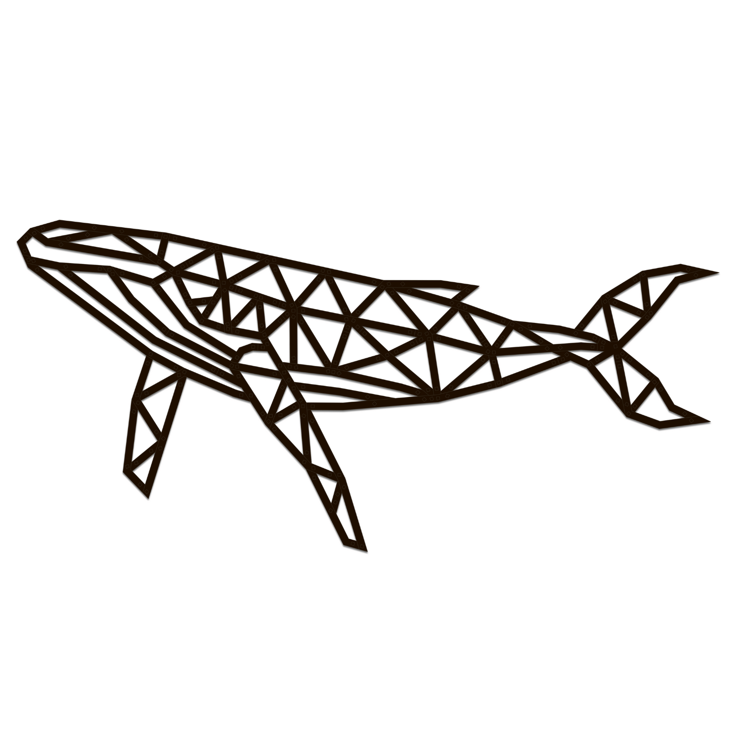 Whale | wall puzzle wall puzzle eco wood art--