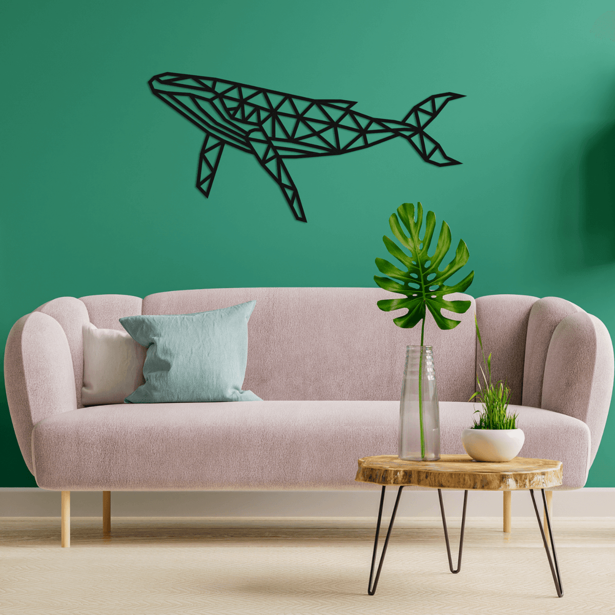 Whale | wall puzzle wall puzzle eco wood art--