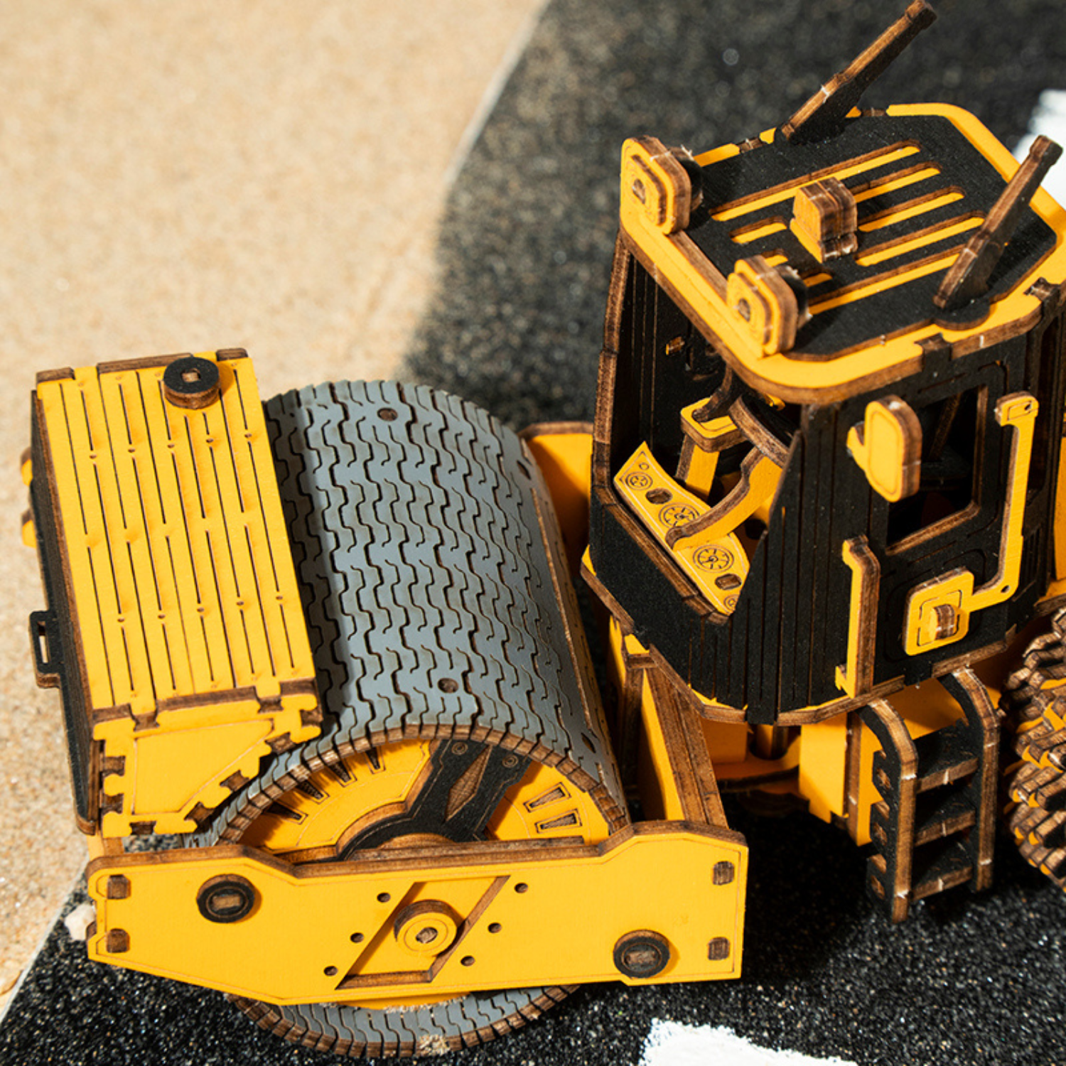 Roller | Construction Machinery 3D Puzzle Robotime--