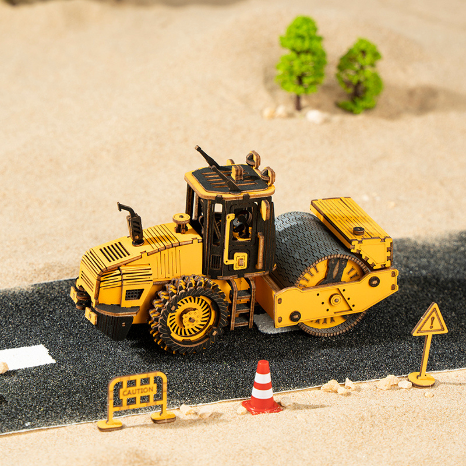 Roller | Construction Machinery 3D Puzzle Robotime--