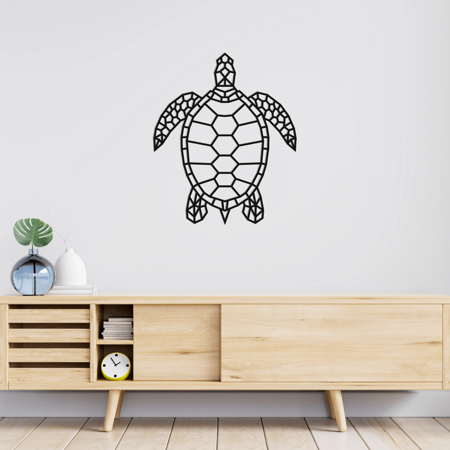 Wasserschildkröte | Wandpuzzle-Wandpuzzle-Eco-Wood-Art--