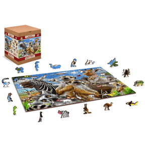 Welcome to Africa Jigsaw Puzzle | Wooden Puzzle 505-WoodenCity--
