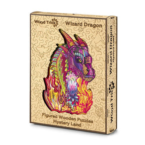 Magic dragon wooden puzzle-WoodTrick--