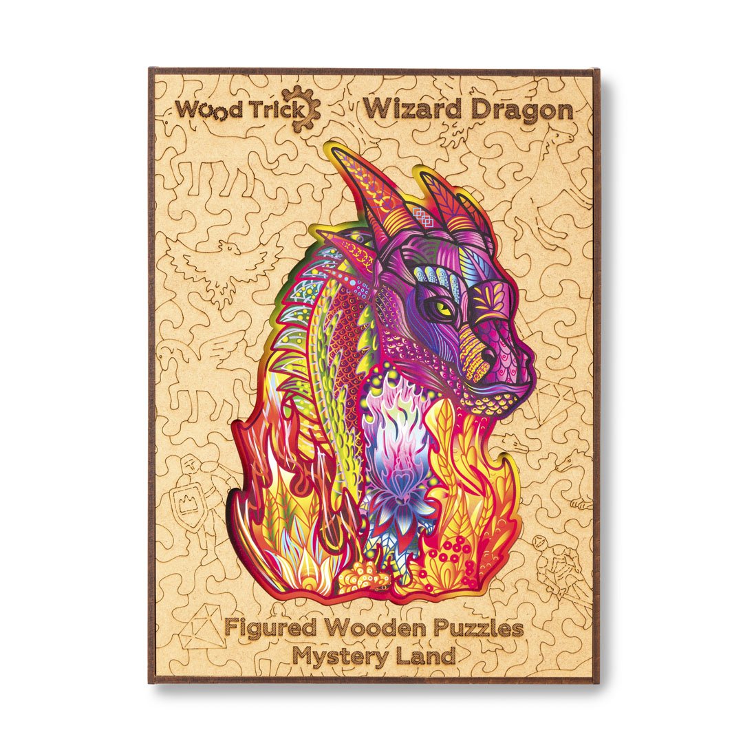 Magic dragon wooden puzzle-WoodTrick--