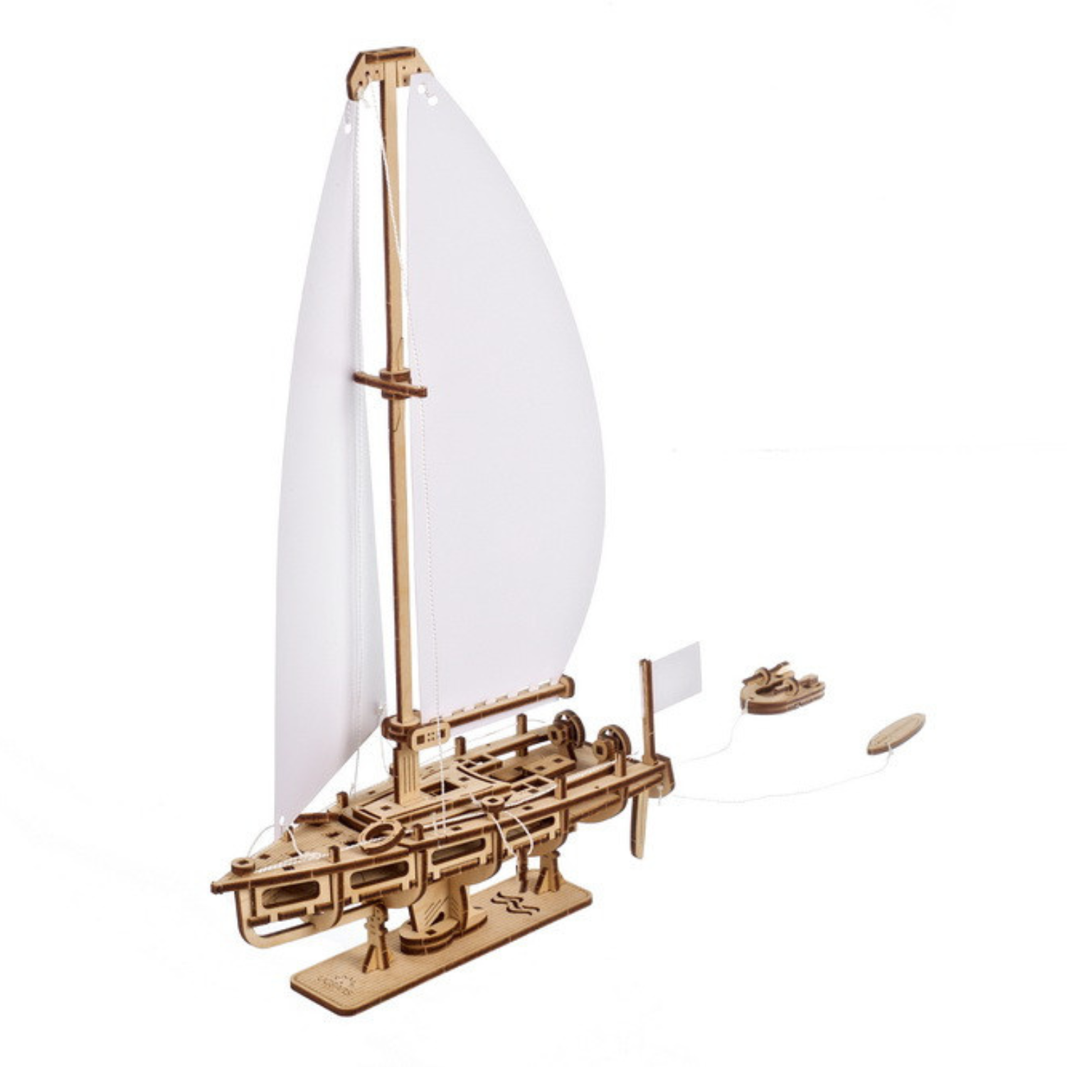 Yacht Ocean Beauty | Ugears-3D Puzzle-Ugears--