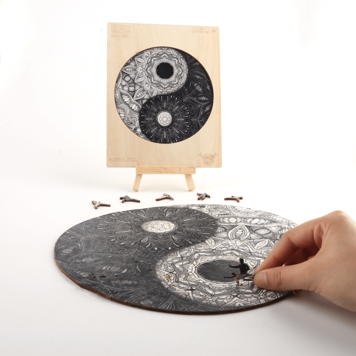 Yin-Yang Mandala | Magische Holzpuzzle-Holzpuzzle-MagicHolz--