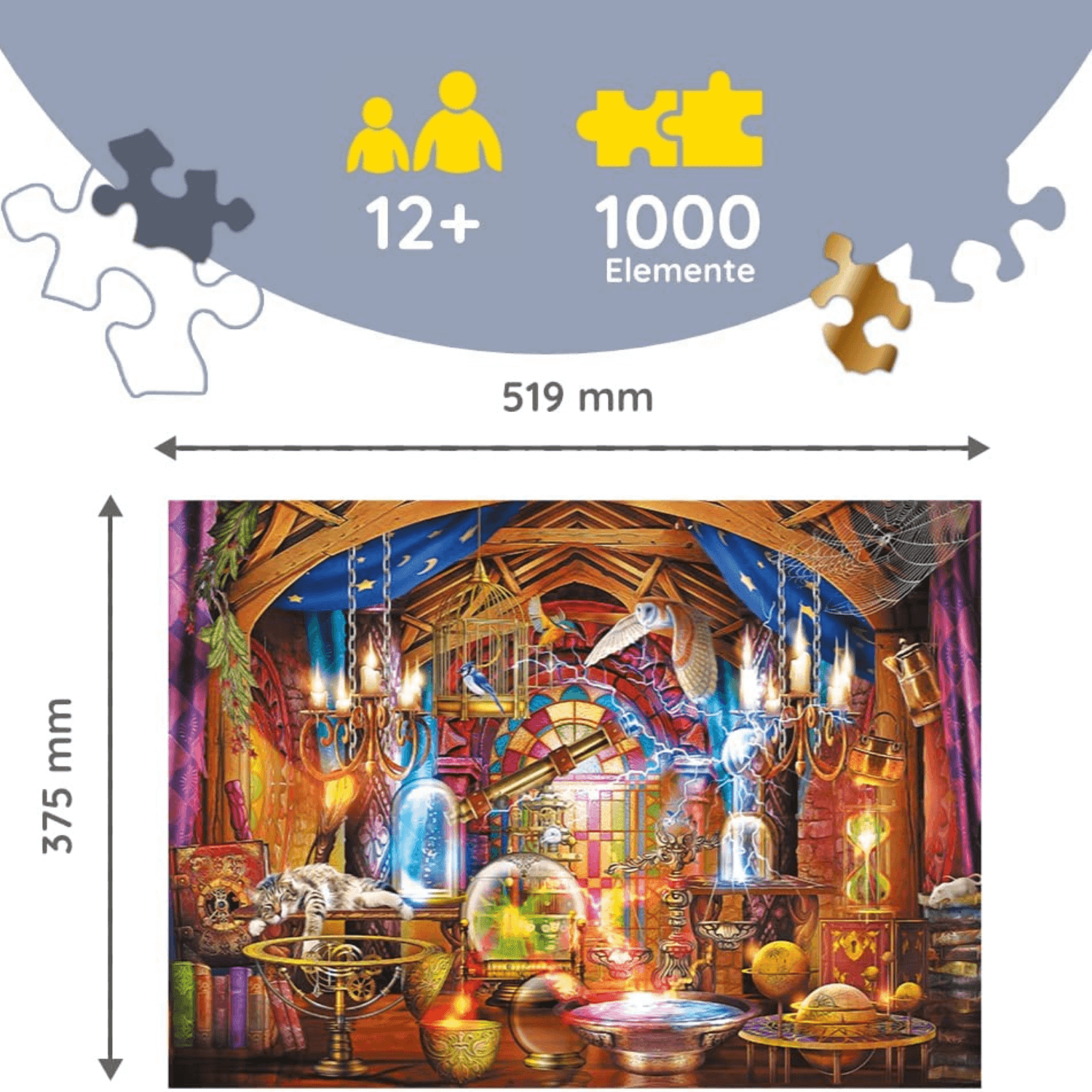 Chambre magique | Puzzle en bois 1000-Puzzle en bois-TREFL--