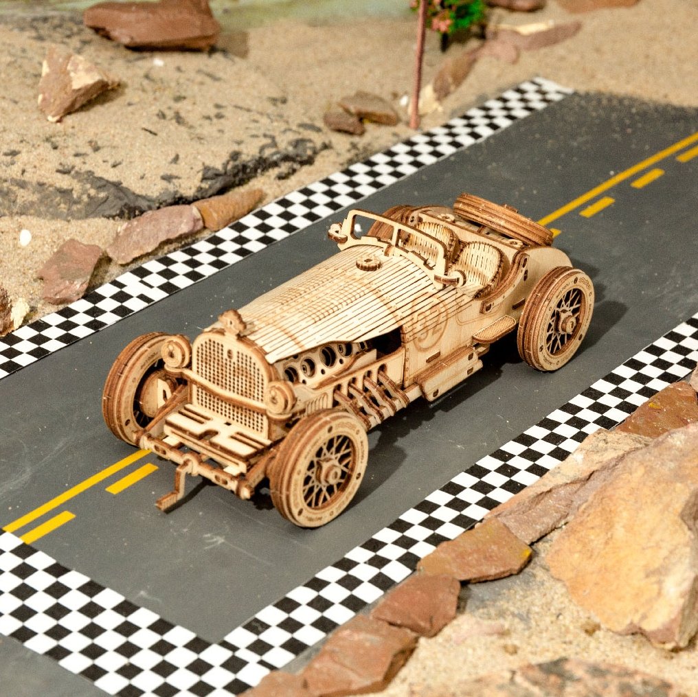 3D Puzzle Car, Grand Prix Car Puzzle, Échelle 1:16, 220 pièces