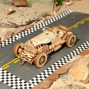 Grand Prix Car 1:16-3D Puzzle-Robotime--