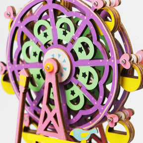 Farbiges Riesenrad Spieluhr-3D Puzzle-Robotime--
