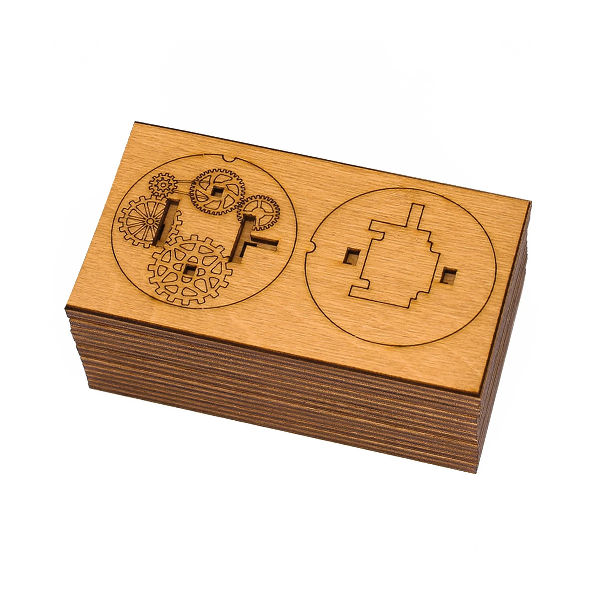 Kryptos - Cryptex Bausatz aus Holz-Escape Room Spiel-iDventure--