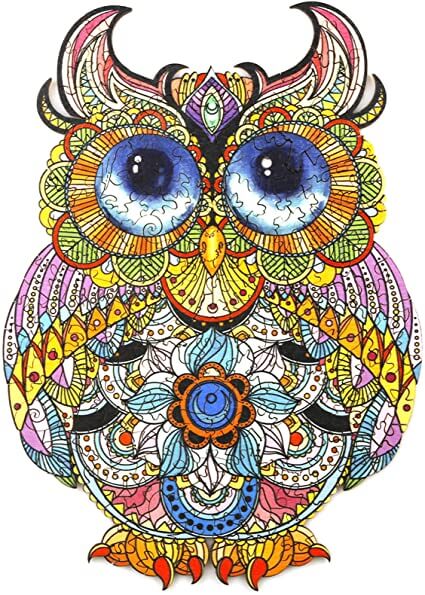 Lovely owl wooden puzzle-MagicHolz--