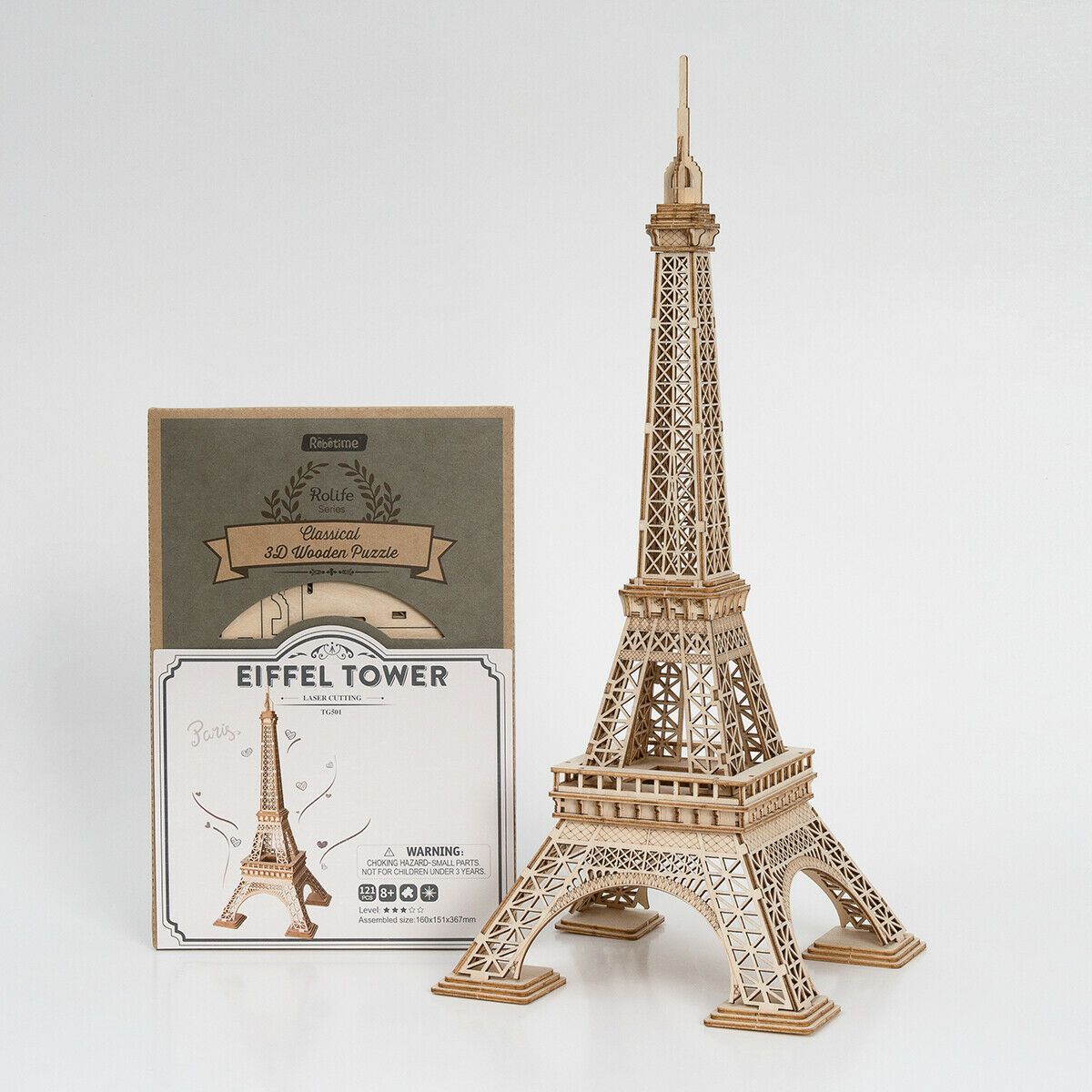 3D Puzzle Eiffel Tower-3D Puzzle-Robotime--