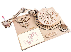 Da Vinci Drawmaton - der Roboter-Mechanisches Holzpuzzle-Robotime--