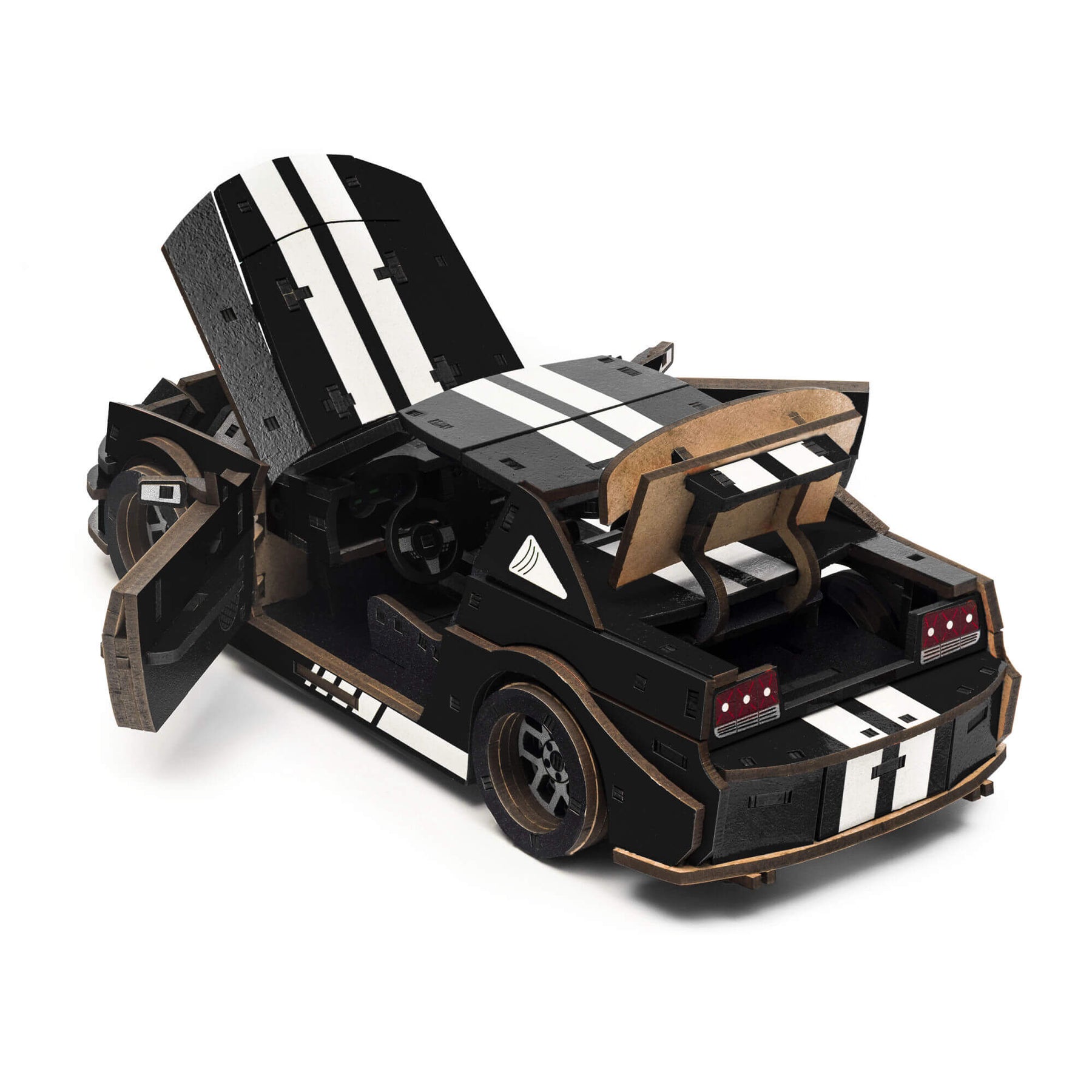 Stallion GT 3D Model Mechanical Wooden Puzzle Unidragon--