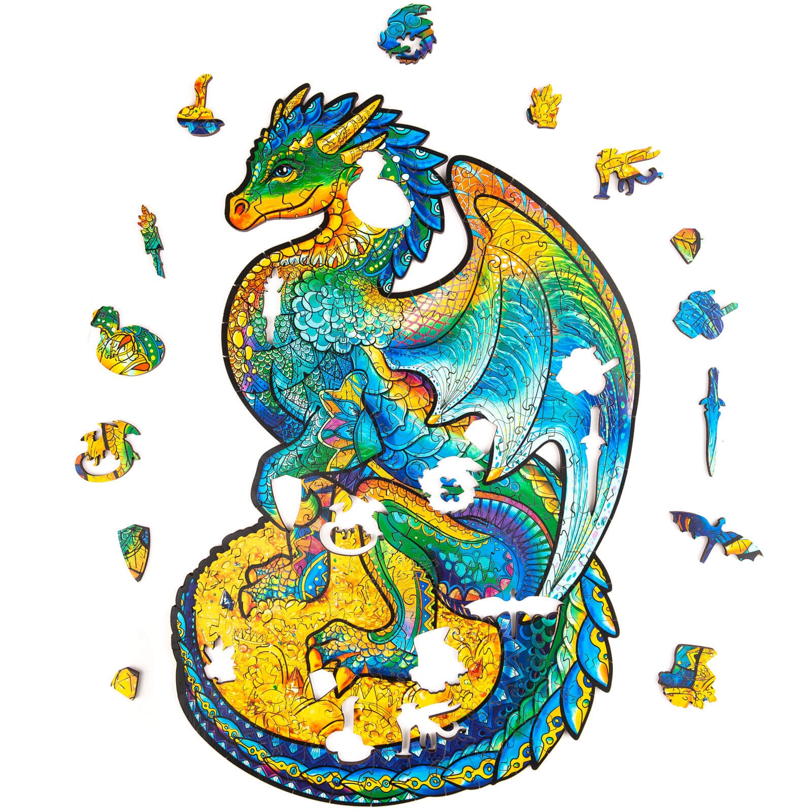 Waking Dragon Wooden Puzzle Unidragon--