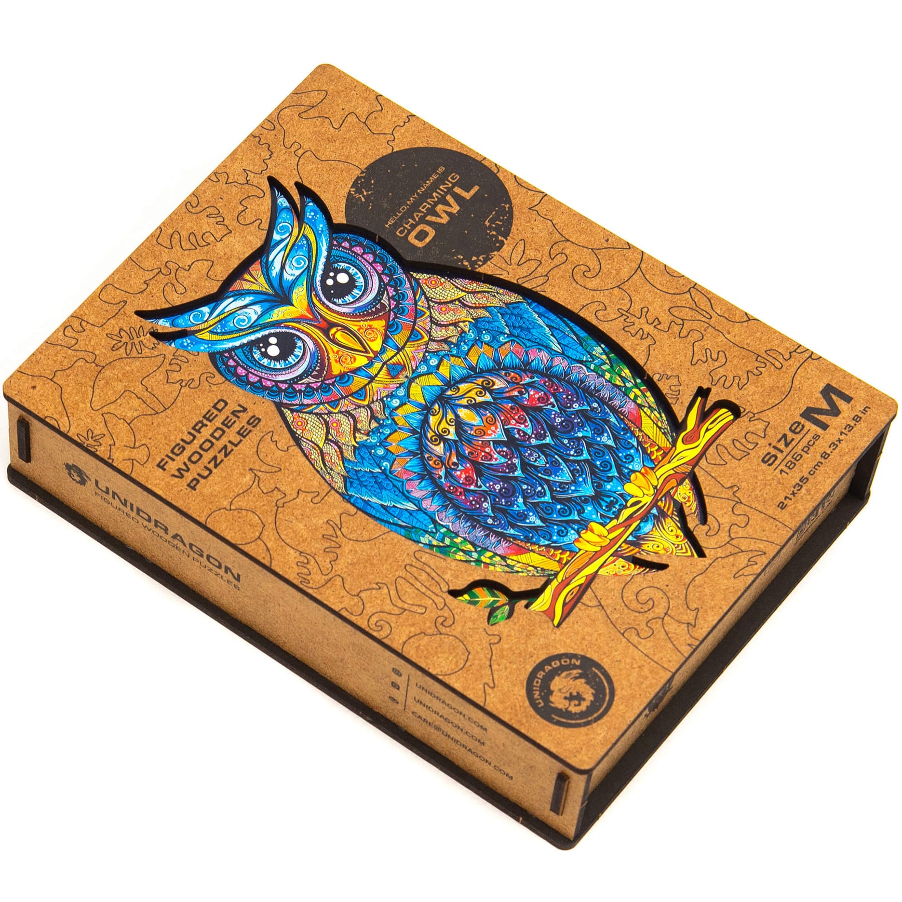 Graceful Owl Wooden Puzzle Unidragon--