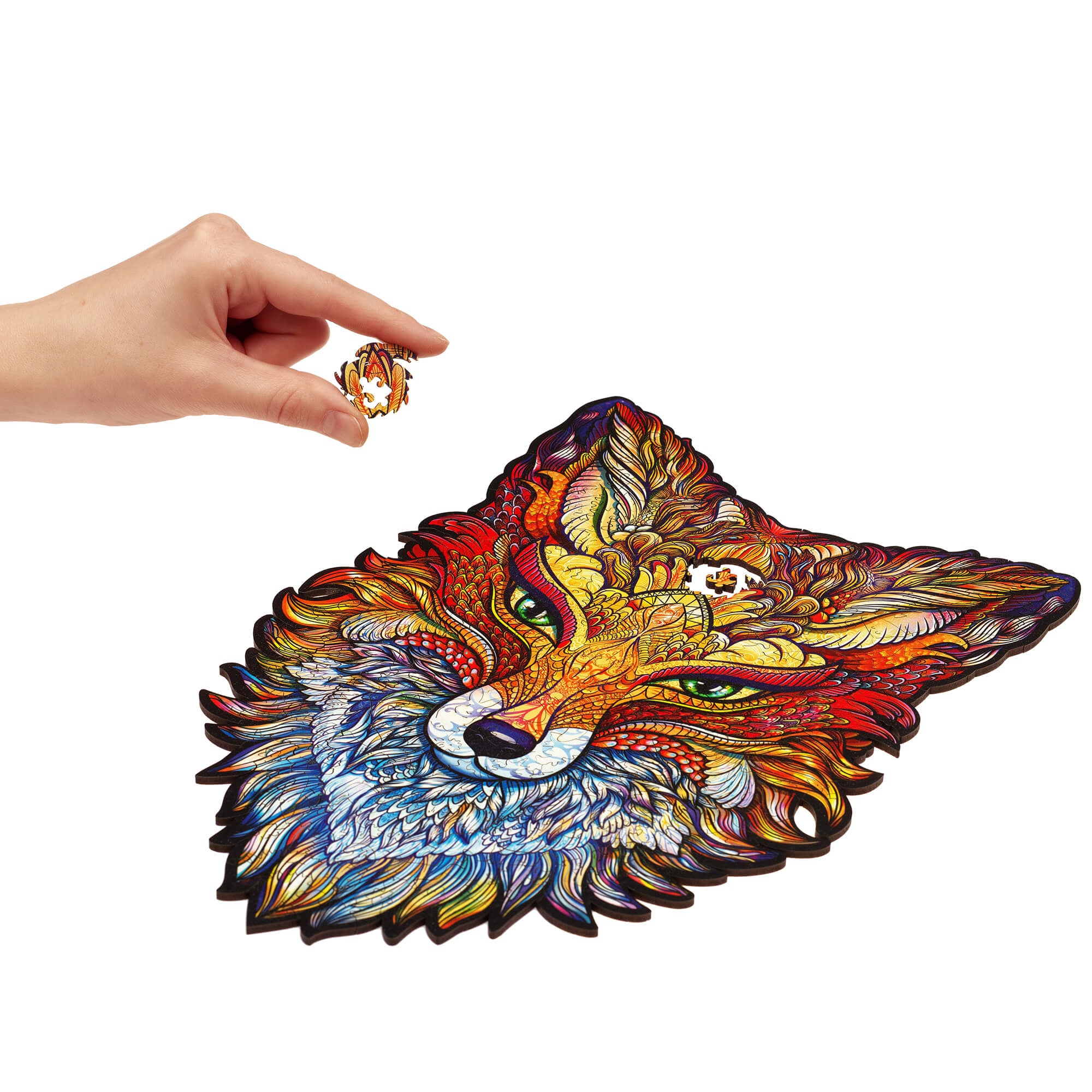 Fire Fox Wooden Puzzle Unidragon--