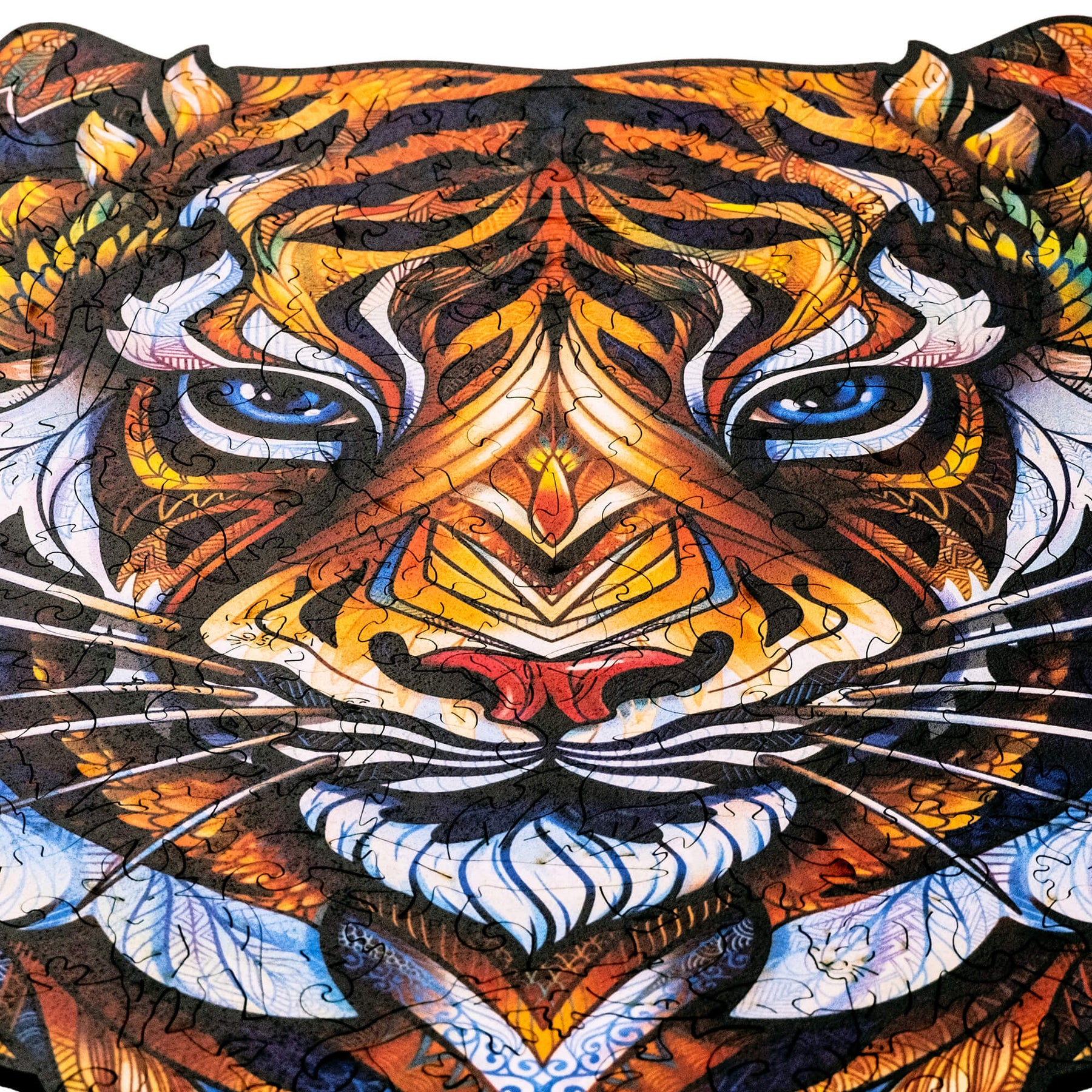 Lovely tiger wooden puzzle unidragon--