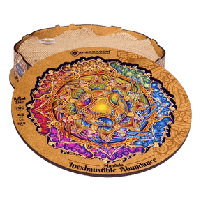 Mandala Puzzle Inexhaustible Prosperity Wooden Puzzle-Unidragon--