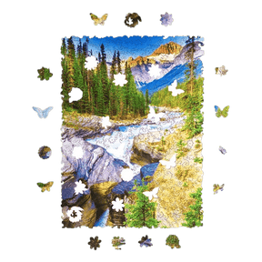 Ruisseau de montagne (Mountain Creek)-Puzzle en bois-Unidragon--
