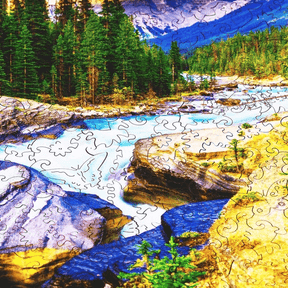 Mountain Creek (Mountain Creek)-Wooden Puzzle-Unidragon--