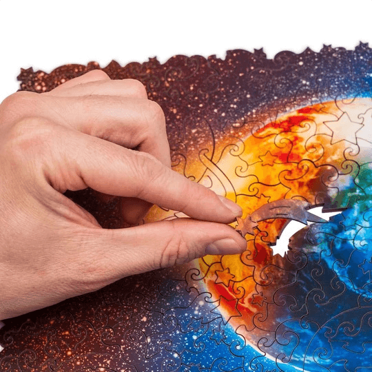 Planet Earth | High-quality wooden jigsaw puzzle-Unidragon--