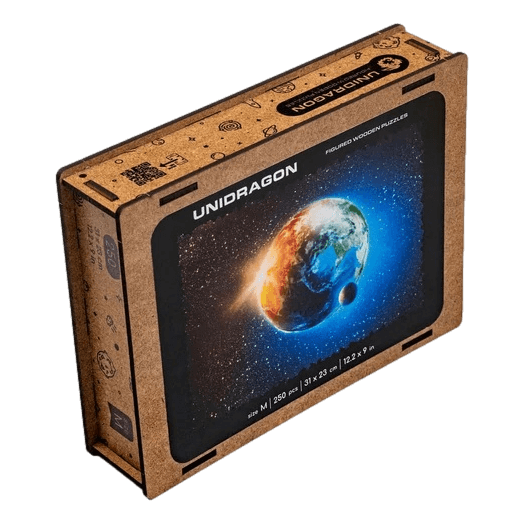 Planet Earth wooden puzzle-Unidragon--