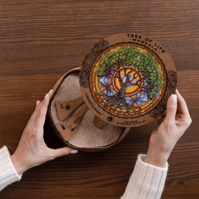Puzzle Mandala | Arbre de vie-puzzle en bois-Unidragon--