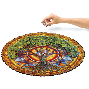Mandala Puzzle | Tree of Life-Holzpuzzle-Unidragon--